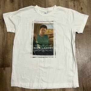 Vintage Nick Lachey 2006 Tour Shirt Tultex White Graphic Tee